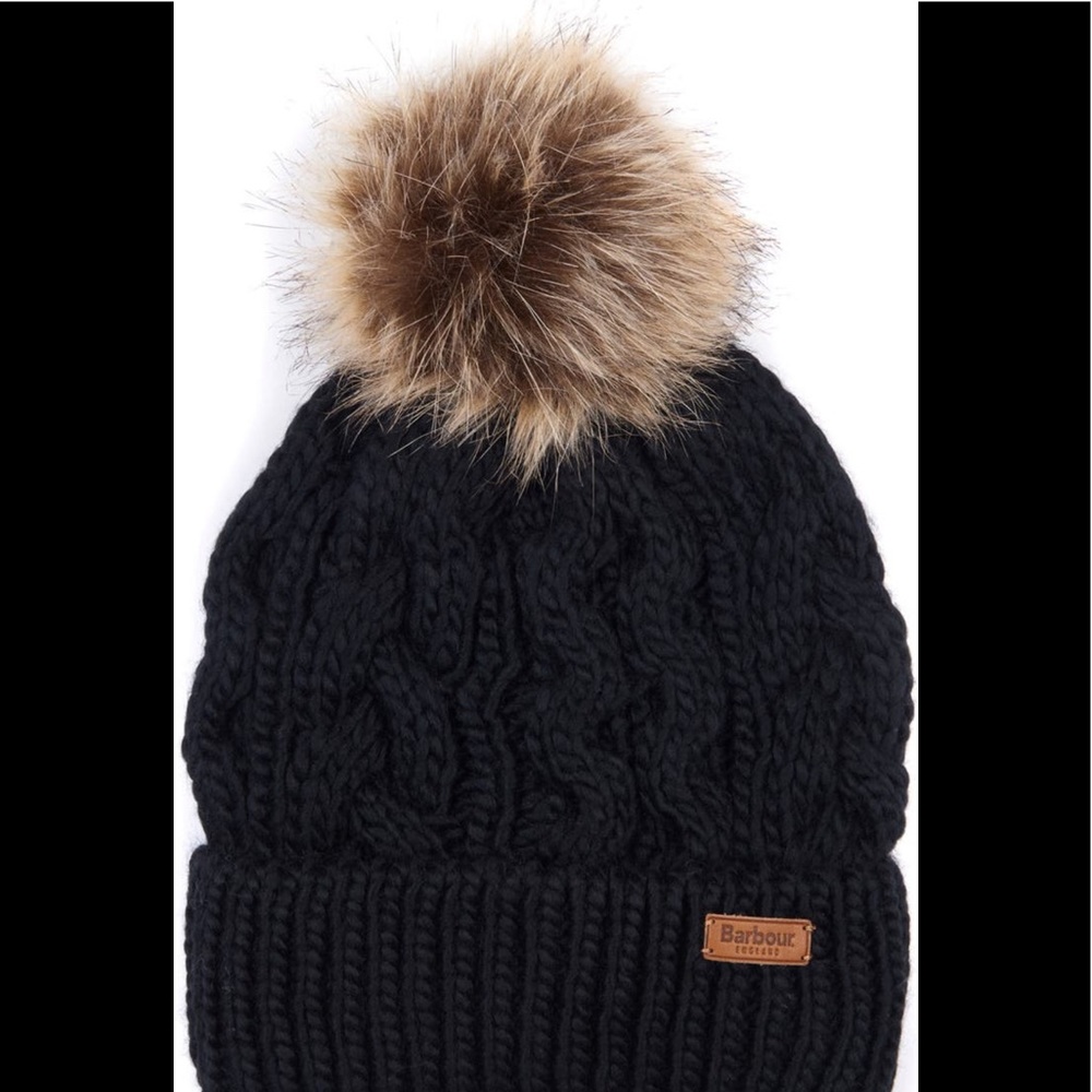 Barbour - Penshaw Faur Fur PomPom Beanie